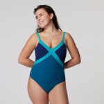Maillot 1 pice coques sans armature bleu - ipanema