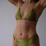 Maillots de bain 2 pices - vert en nylon