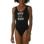 Maillot de bain une pice sans armatures dos nu noir
