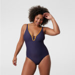 Maillot de bain une pice sans armature - marine