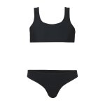 Maillot de bain pour les rgles 2 pices fille athena noir