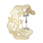 Manchette femme so charm - b1410 - beige - bracelet mode femme