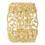 Manchette femme so charm - b3405 - dore - bracelet mode dor