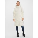 Manteau capuche long beige