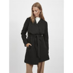 Manteau col italien noir �lise
