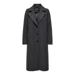 Manteau col  revers col  revers gris fonc tess