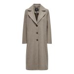 Manteau col  revers col  revers violet fonc hattie