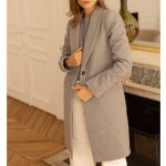 Manteau col tailleur etienne