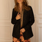 Manteau col tailleur francklin en laine