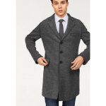 Manteau court homme bruno banani - gris en laine Manteau court homme bruno banani - gris en laine