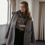 Manteau crois  carreaux ernest