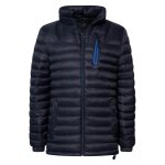Manteau d'hiver matelass garon bleu marine