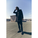 Manteau en laine dore - noir Manteau en laine dore - noir