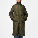 Manteau long matelassé mailey vert tia Manteau long matelassé mailey vert tia
