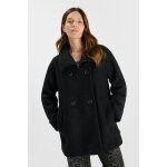 Manteau noir sloan en laine Manteau noir sloan en laine