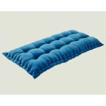 Matelas futon en velours ras bleu orage Matelas futon en velours ras bleu orage