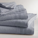 Maxi drap de bain coton 600 gm² bleu orage tertio ; Maxi drap de bain coton 600 gm² bleu orage tertio ;