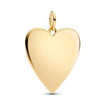 Mdaillon c?ur xl gravable dor