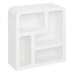 Meuble 4 niches soleya blanc Meuble 4 niches soleya blanc