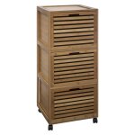 Meuble colonne 3 tiroirs sicela bambou