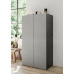 Meuble de rangement 2 portes 6 tagres reglable