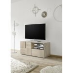 Meuble tv 1 porte et 1 tiroir dama décor chêne samoa Meuble tv 1 porte et 1 tiroir dama décor chêne samoa