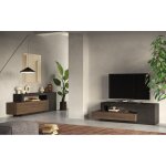 Meuble tv 1 porte 1 tiroir marron Meuble tv 1 porte 1 tiroir marron