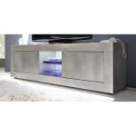 Meuble tv 2 portes basic dcor chene pin