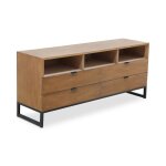 Meuble tv avec 4 tiroirs et 3 niches feely Meuble tv avec 4 tiroirs et 3 niches feely
