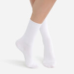 Mi - chaussette modal en coton blanc