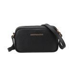 Mini sac port travers raquel en cuir - noir
