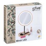 Miroir led pied terre inconnue bambou Miroir led pied terre inconnue bambou