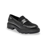 Mocassin - noir en cuir