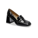 Mocassin noir vernis demyos