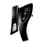 Montre bangle par so charm ; orne de cristaux swarovski ; mf001 - noir - swaro