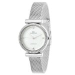 Montre chelsea acier ornée de cristaux scintillants Montre chelsea acier ornée de cristaux scintillants