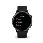 Montre connecte garmin vvoactive 6 - 010 - 02985 - 00 bracelet silicone noir