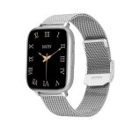 Montre connect�e mixte smarty fitnow - sw105f bracelet acier argent