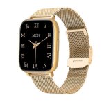 Montre connect�e mixte smarty fitnow - sw105h bracelet acier dor�
