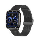 Montre connecte mixte smarty overtake - sw081e bracelet acier noir