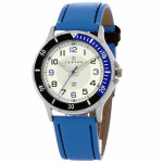 Montre enfant certus 647523 - bracelet cuir bleu Montre enfant certus 647523 - bracelet cuir bleu