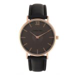 Montre femme andreas osten ao - 237 - bracelet cuir noir