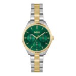 Montre femme boss sage sport - 1502806 bracelet acier argent, dor�