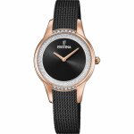 Montre femme bracelet acier noir f20496 - 2 Montre femme bracelet acier noir f20496 - 2