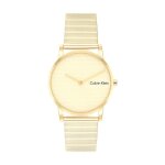 Montre femme calvin klein montres ck feel - 25100035 bracelet acier doré Montre femme calvin klein montres ck feel - 25100035 bracelet acier doré