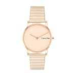 Montre femme calvin klein montres ck feel - 25100036 bracelet acier doré rose Montre femme calvin klein montres ck feel - 25100036 bracelet acier doré rose
