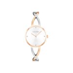 Montre femme calvin klein montres sculpted embrace - 25100060 bracelet acier dor rose