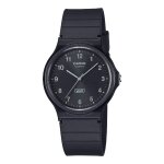 Montre femme casio - mq - 24b - 1bef bracelet rsine noir