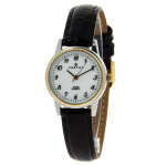 Montre femme certus 645314 - bracelet cuir marron