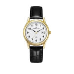 Montre femme certus 646500 - bracelet cuir noir